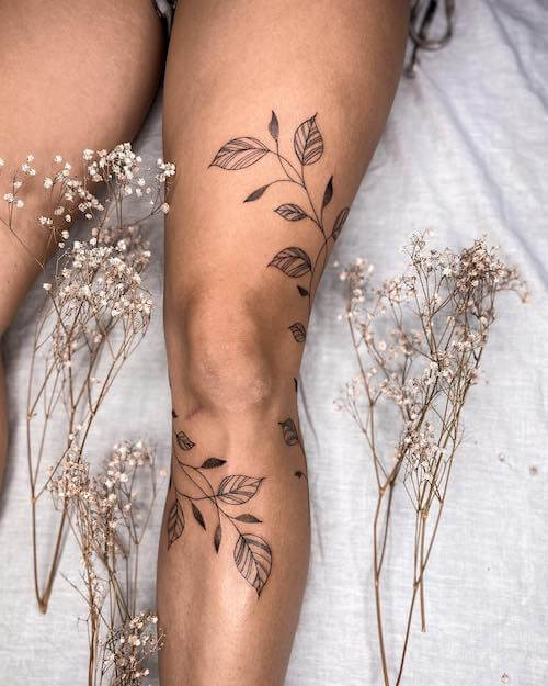 leg tattoos women