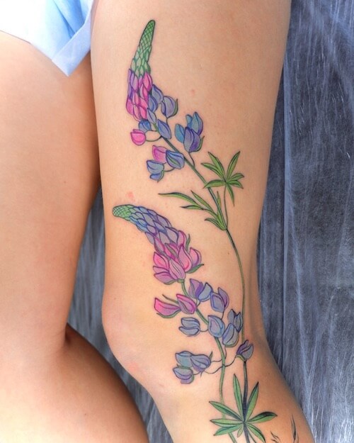 leg tattoos women