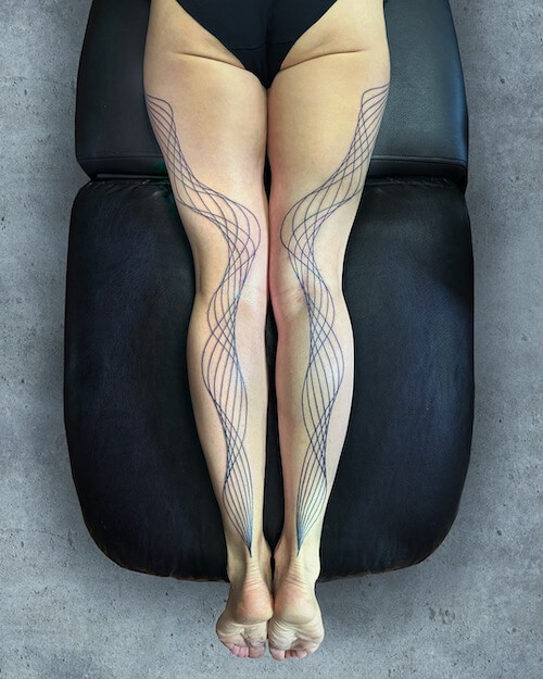 leg tattoos women