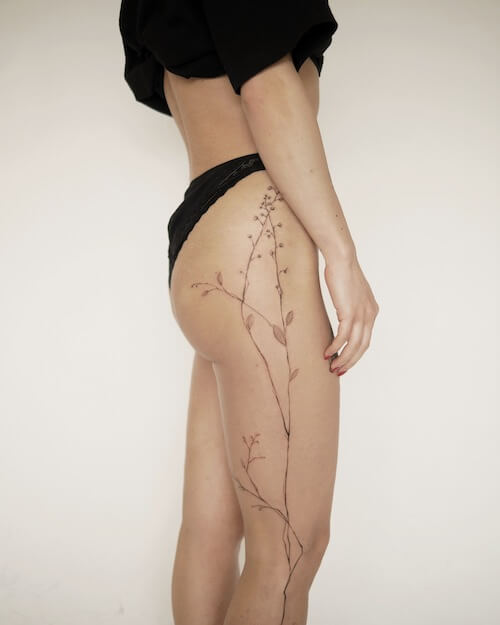 leg tattoos women