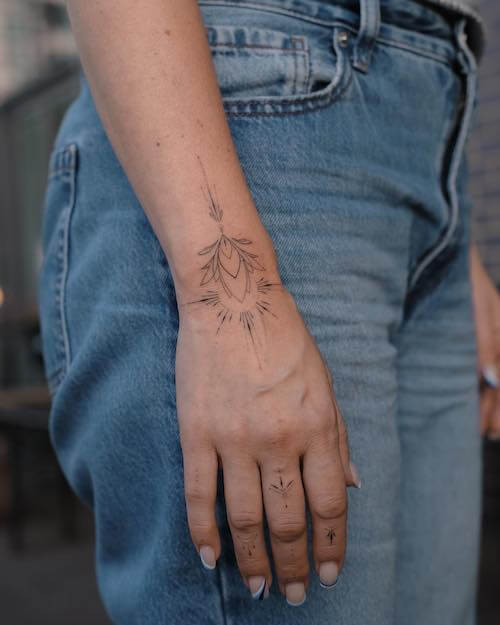 lotus flower tattoo women