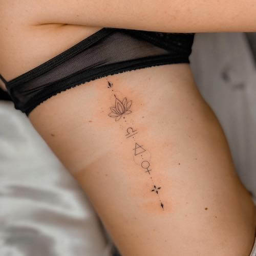 lotus flower tattoo women