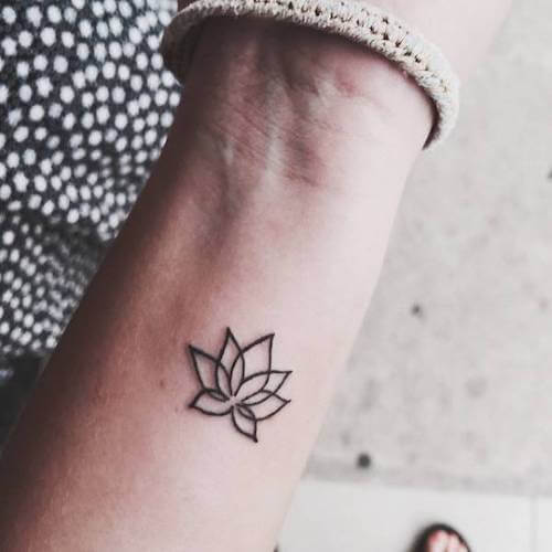 lotus flower tattoo women