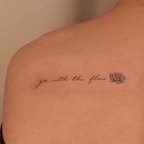lotus flower tattoo women