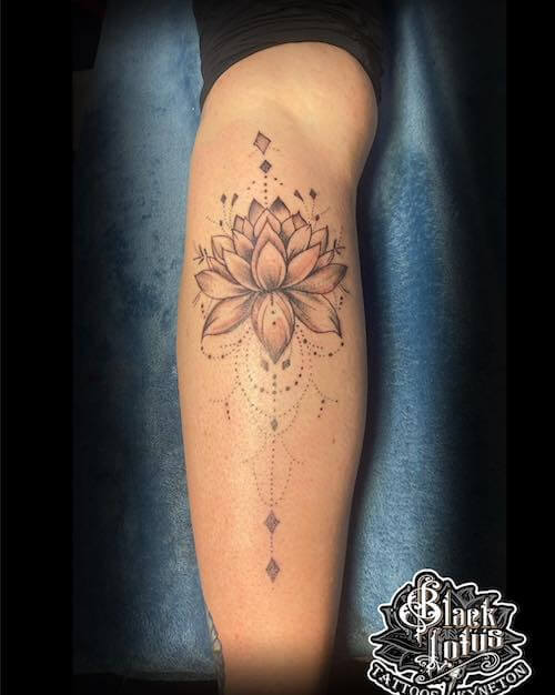 lotus flower tattoo women