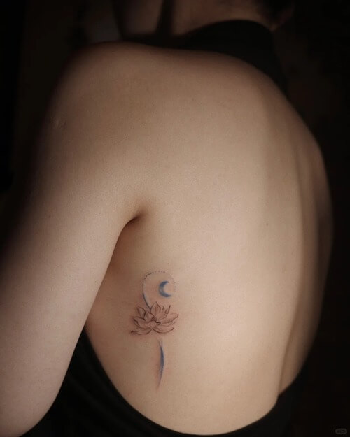 lotus flower tattoo women