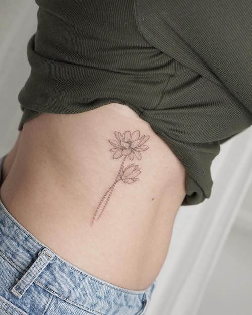 lotus flower tattoo women