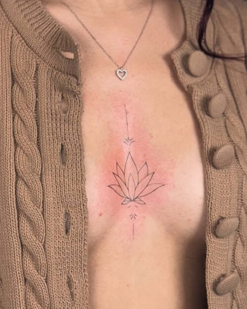 lotus flower tattoo women
