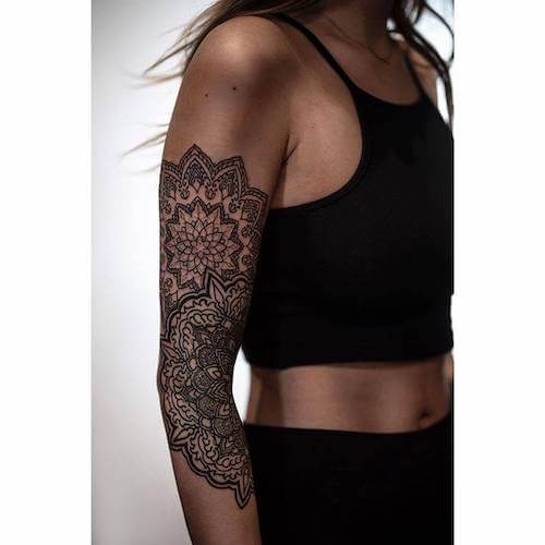mandala tattoo women