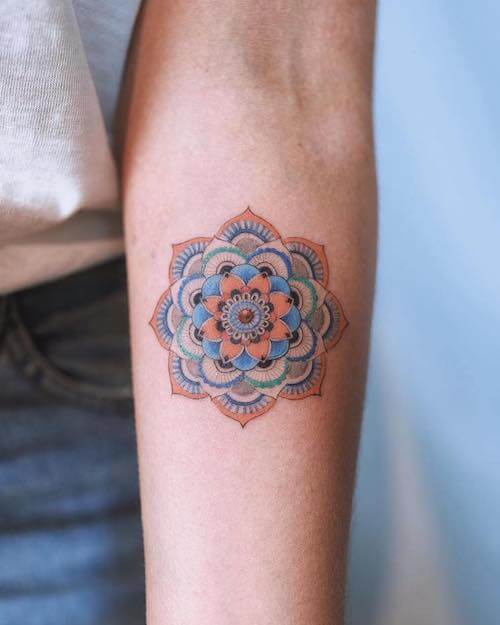 mandala tattoo women