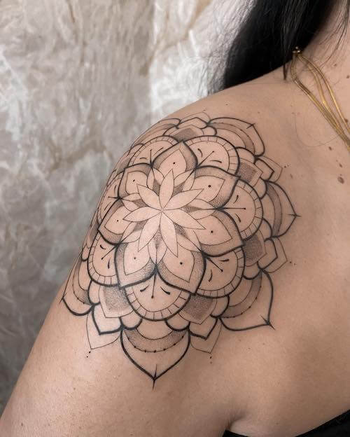 mandala tattoo women
