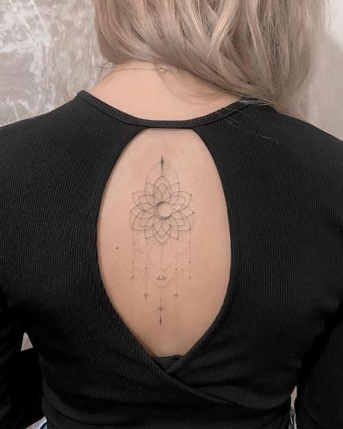mandala tattoo women