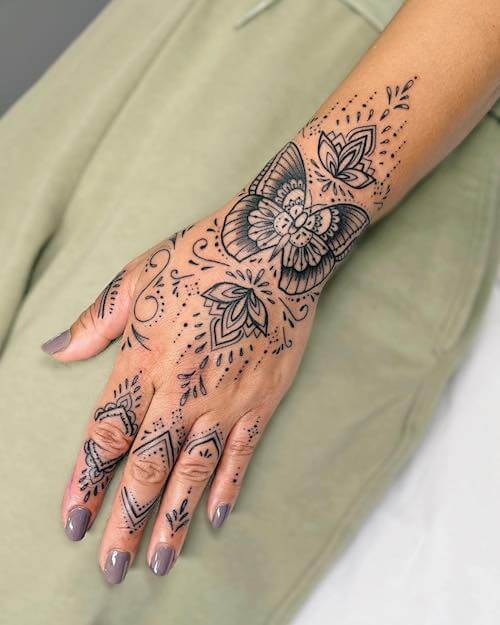mandala tattoo women