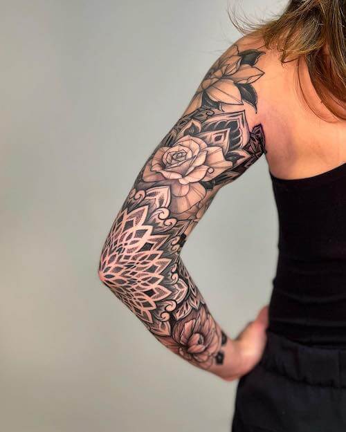 mandala tattoo women