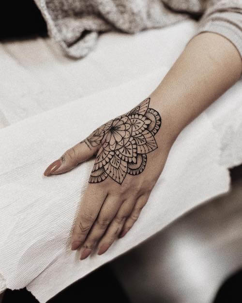 mandala tattoo women