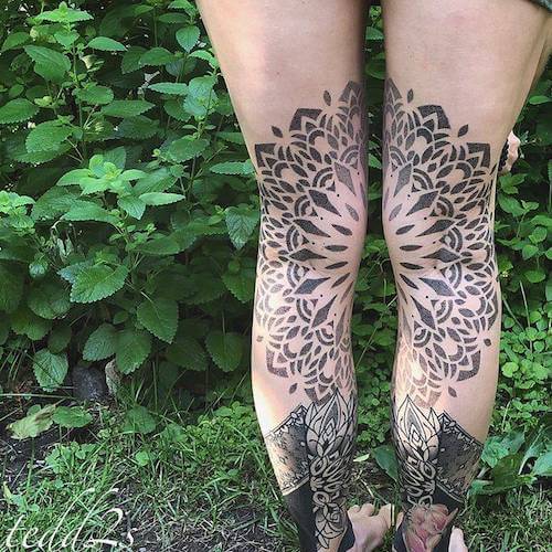mandala tattoo women