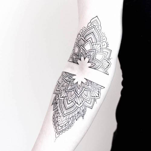 mandala tattoo women