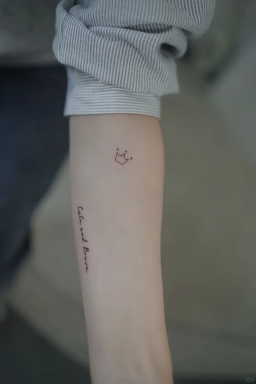 cute meaningful tiny tattoos women