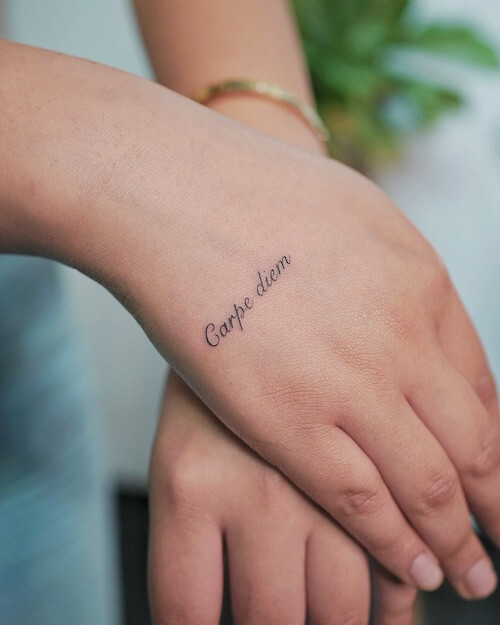 meaningful word tattoos Latin