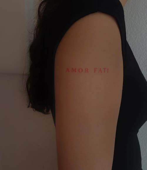 meaningful word tattoos Latin