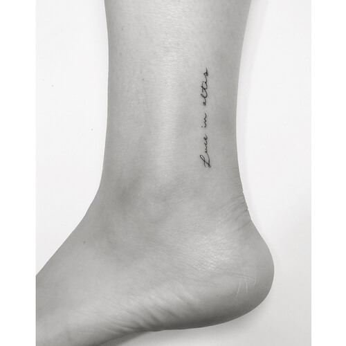 meaningful word tattoos Latin