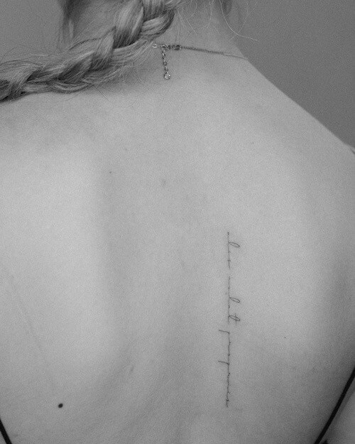 meaningful word tattoos Latin