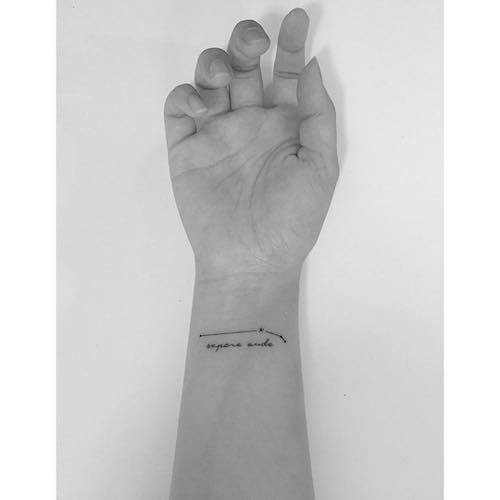 meaningful word tattoos Latin