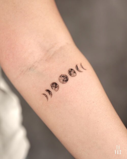moon tattoo designs women