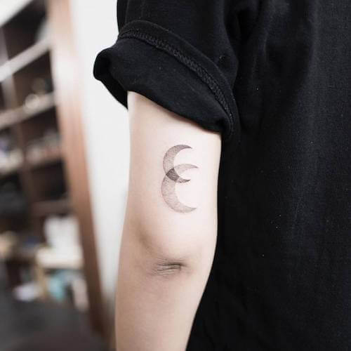 moon tattoo designs women