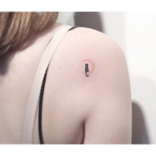 moon tattoo designs women