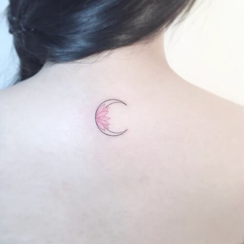 moon tattoo designs women