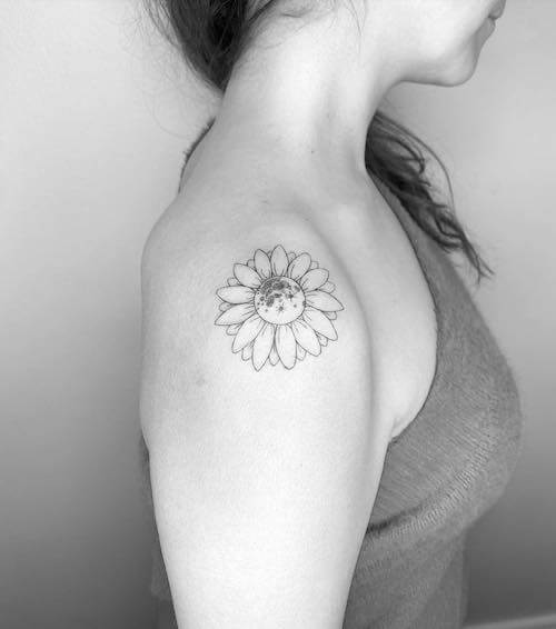 moon tattoo designs women