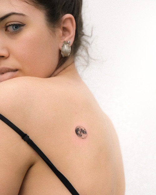 moon tattoo designs women