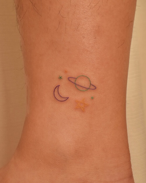 moon tattoo designs women