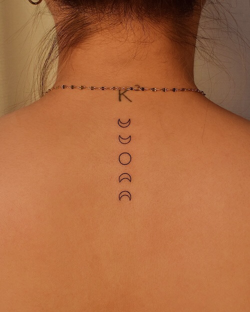 moon tattoo designs women