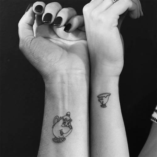 mother daughter tattoos