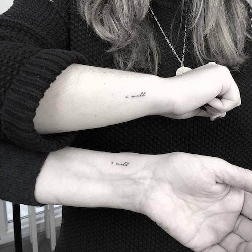 mother daughter tattoos