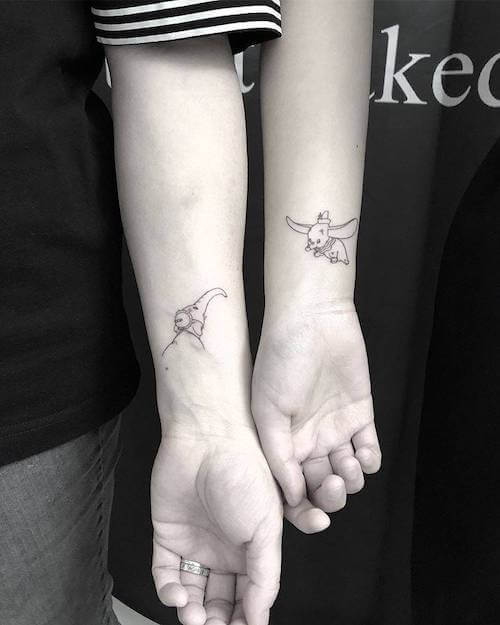 mother daughter tattoos