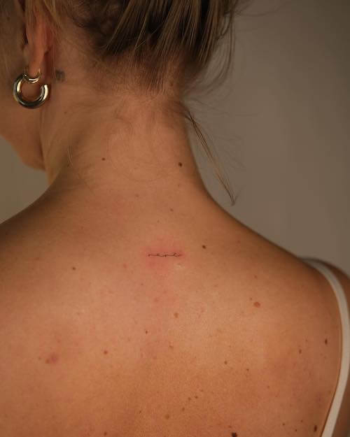 neck tattoo women