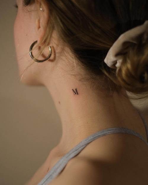 neck tattoo women