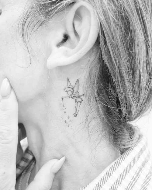 neck tattoo women