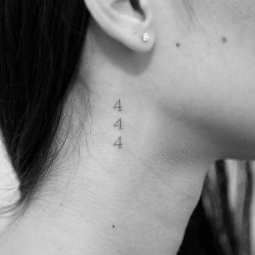 neck tattoo women