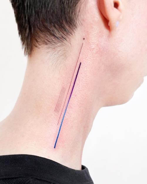 neck tattoo women
