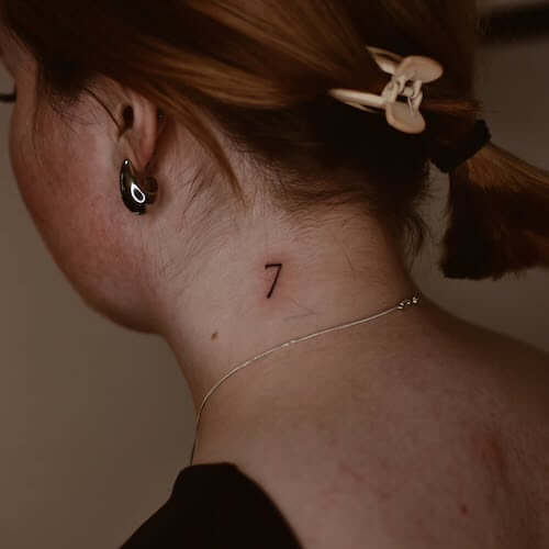 neck tattoo women