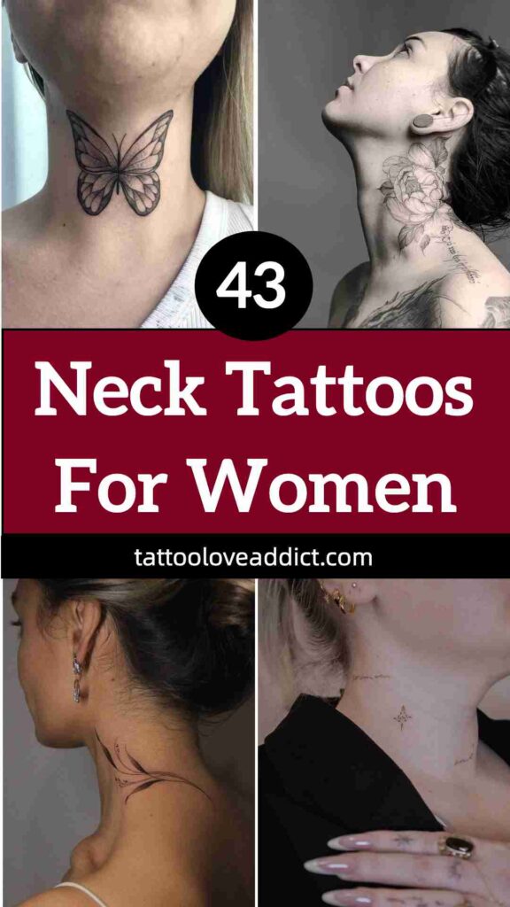 neck tattoos for women