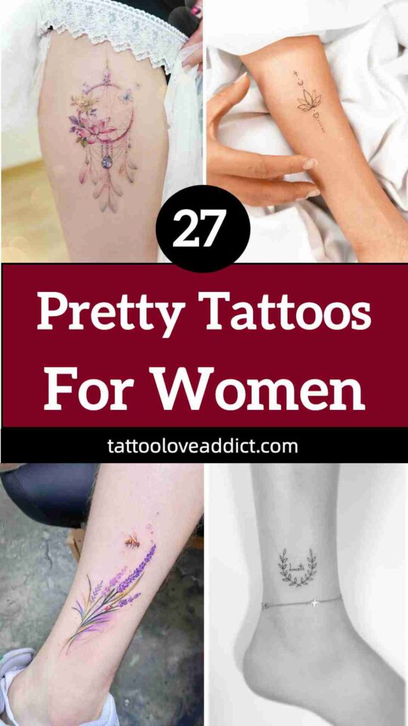 pretty tattoos for women collage