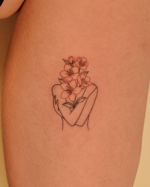 self love tattoo women