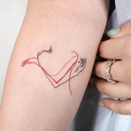 self love tattoo women