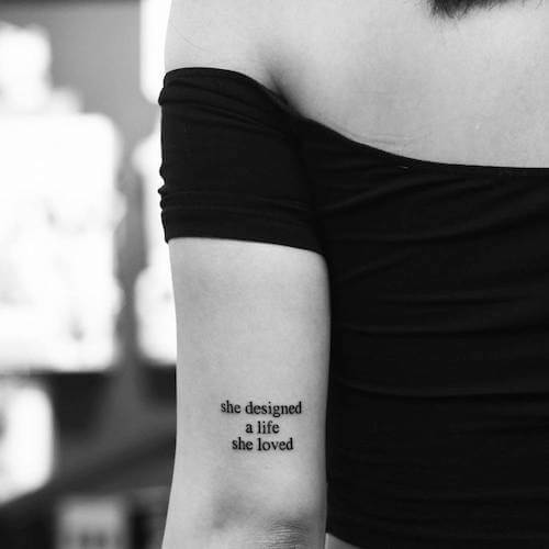 self love tattoo women