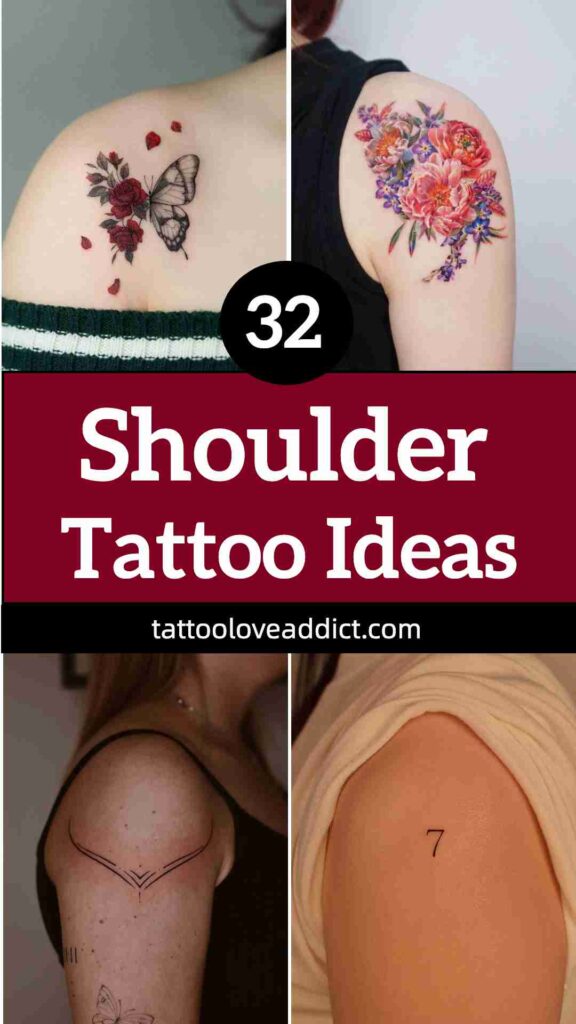shoulder tattoos women